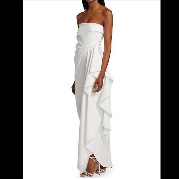 NWT Chiara Boni La Petite Robe Nyaveth Long Column Dress $995 - Picture 5 of 8
